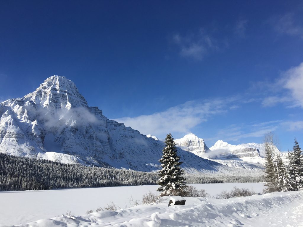 Canada Winter Rocky Mountains Banff National Park