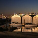 Sunset Waterfront Park Downtown Vancouver View1