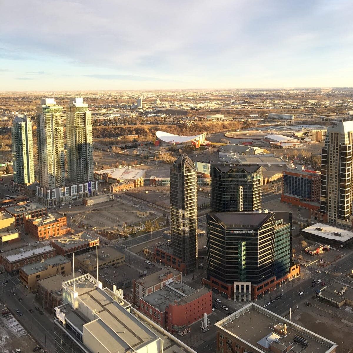 Downtown Calgary from the Calgary Tower