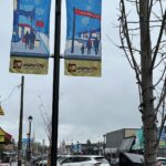 Langley City Downtown flags